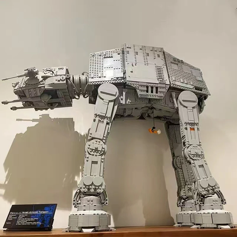 Продажа В наличии, 75313 UCS, вездеходные бронированные строительные блоки, модель 6785 шт. кирпичей, сборный строительный комплект для взрослых