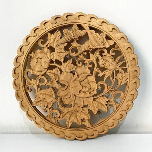 

Деревянная круглая скульптура в китайском стиле