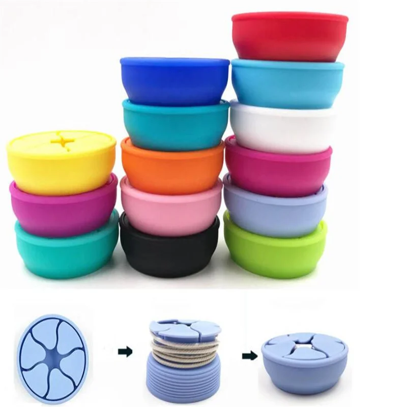 

Silicone Cable Organizer For Earphones Digital Cables Portable Colorful Mini Earphone Holder Cord Wire Cable Winder Home Storage