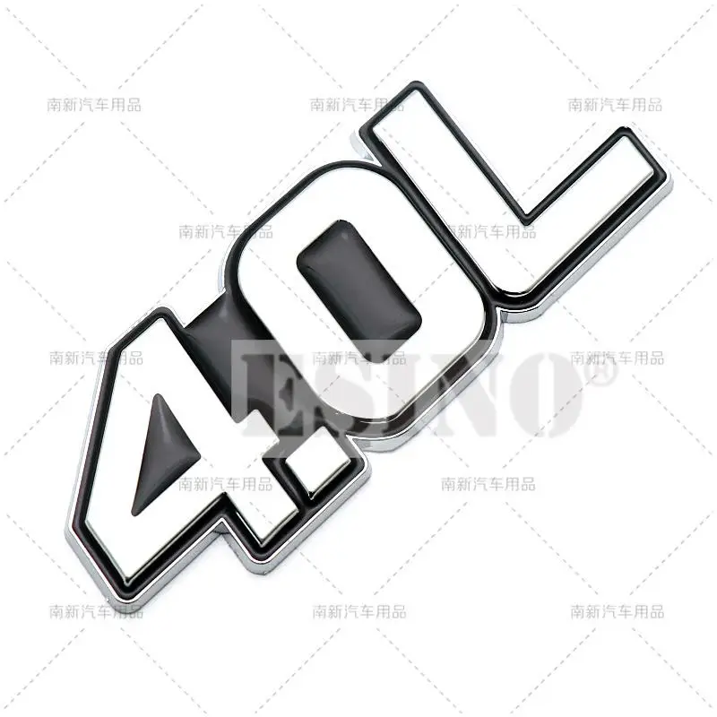 

Автомобильный Стайлинг 3D металлический хромированный цинковый сплав клейкая эмблема 3.0L 3.5L 4.0L 4.6L 4.7L корпус аксессуар для багажника