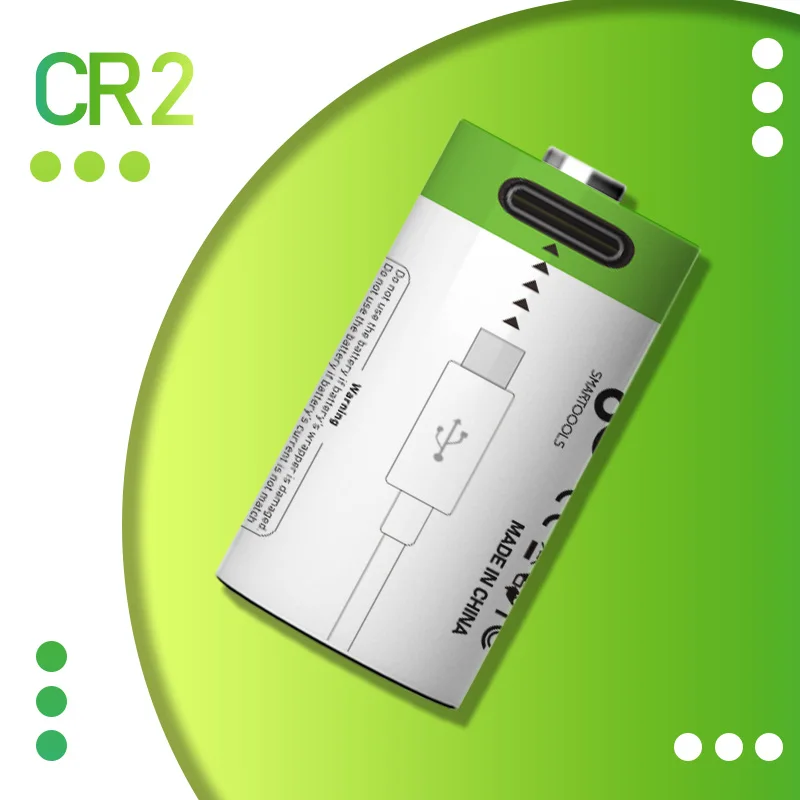 

CR2 usb battery rechargeable Camera range finder disc brake lock sp-1 printer wait 3.7V lithium battery pilas recargables tipo c