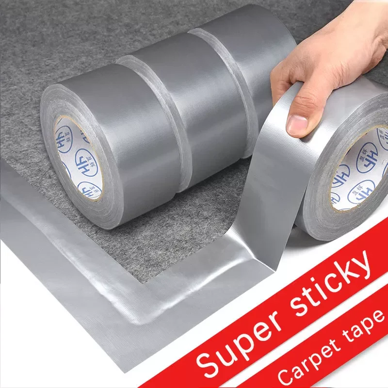 

Sticky Aluminium Foil Adhesive Tape Cloth Duct Tape Thermal Resist Duct Repairs High Temperature Resistant Foil Tape