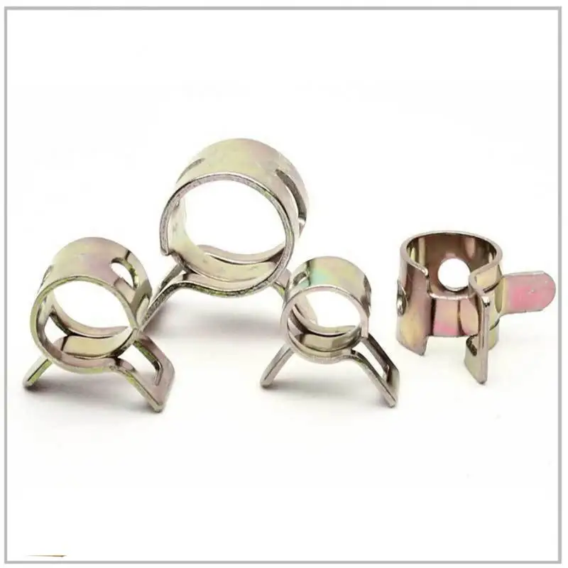 

Convenient Passage Through Hose Clamps Spring Clips Fuel Pipe Water Hose Clip 5/6/7/8/9/10mm Reusable Spring Clips
