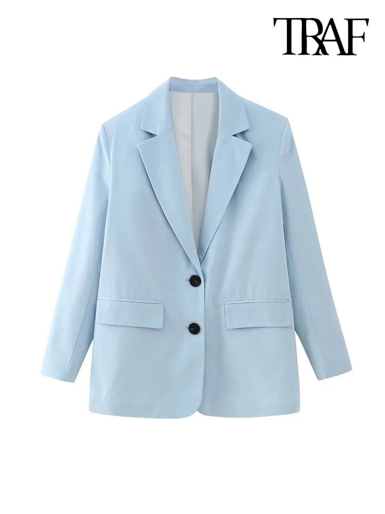 

Женский винтажный блейзер с длинным рукавом и карманами