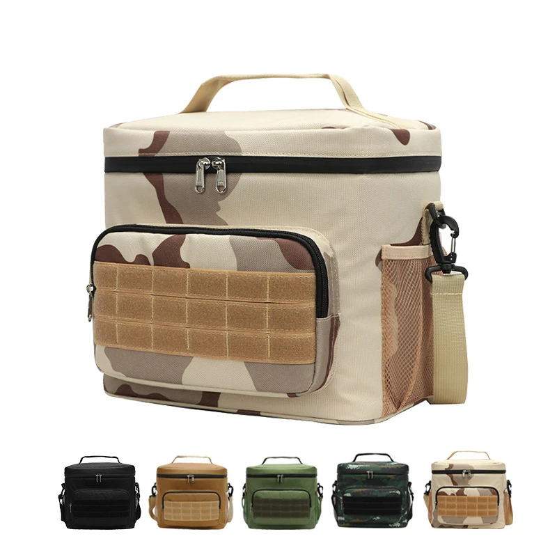

Tactical Lunch Bag Insulated Lunch Bag for Men Adult Thermal Bag with Should Strap 15L Large Camping Bags For Work School Picnic