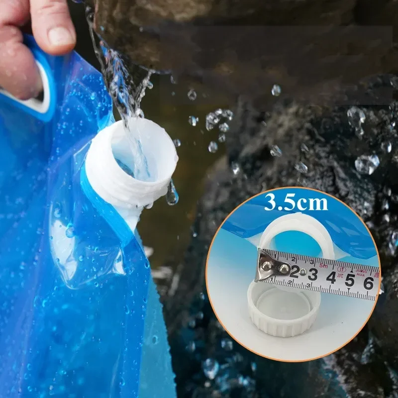 

Can Water Portable Travel Picnic Camp Supplies Folding Water Outdoor Bucket Water Camping Water Foldable Bag Container
