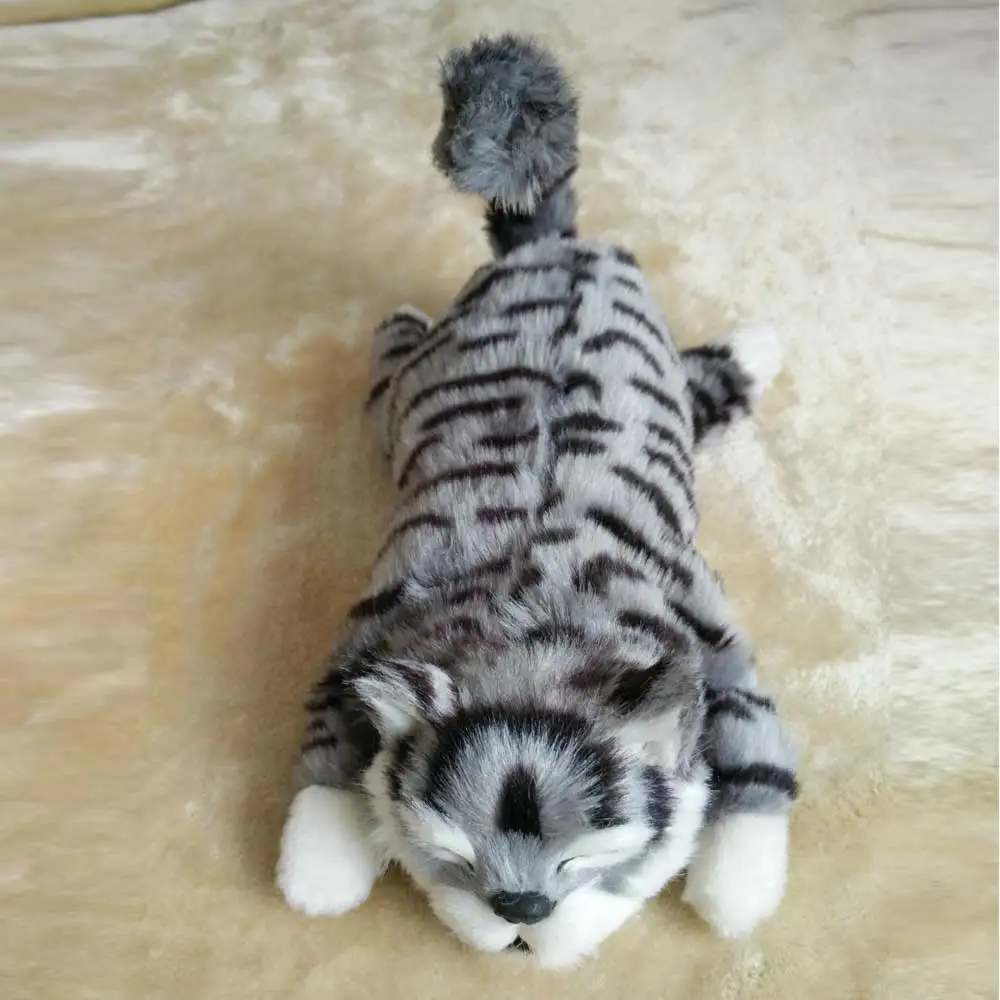 

Electronic Plush Cat Toy Robot Kitten Laughing Electric Animal Toys Rolling On The Ground Funny Pet For Children Birthdays Gift
