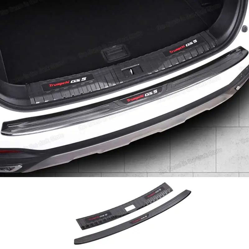 

Lsrtw2017 отделка багажника из нержавеющей стали, задний порог для Trumpchi Gac Gs5 2019 2020 2021, аксессуары для интерьера, защита