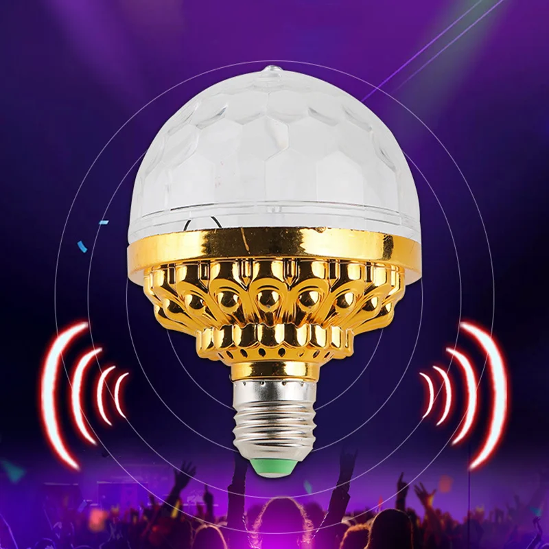 

1Pc Colorful Auto Rotating Stage Disco Light 36W 6 LED Ampoule Lamp Bulb Party Light Decoation For Home Lighting LED Dropshipi