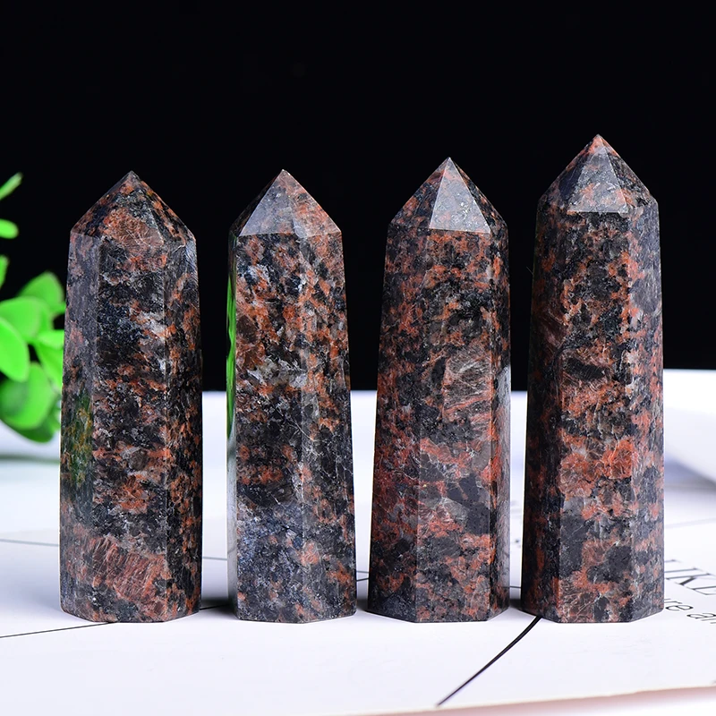 

Real Natural Flame Stone Tower Room Decor Healing Witchcraft Home Decoration wand Ore Crystal Point Ornaments Crafts DIY Gift