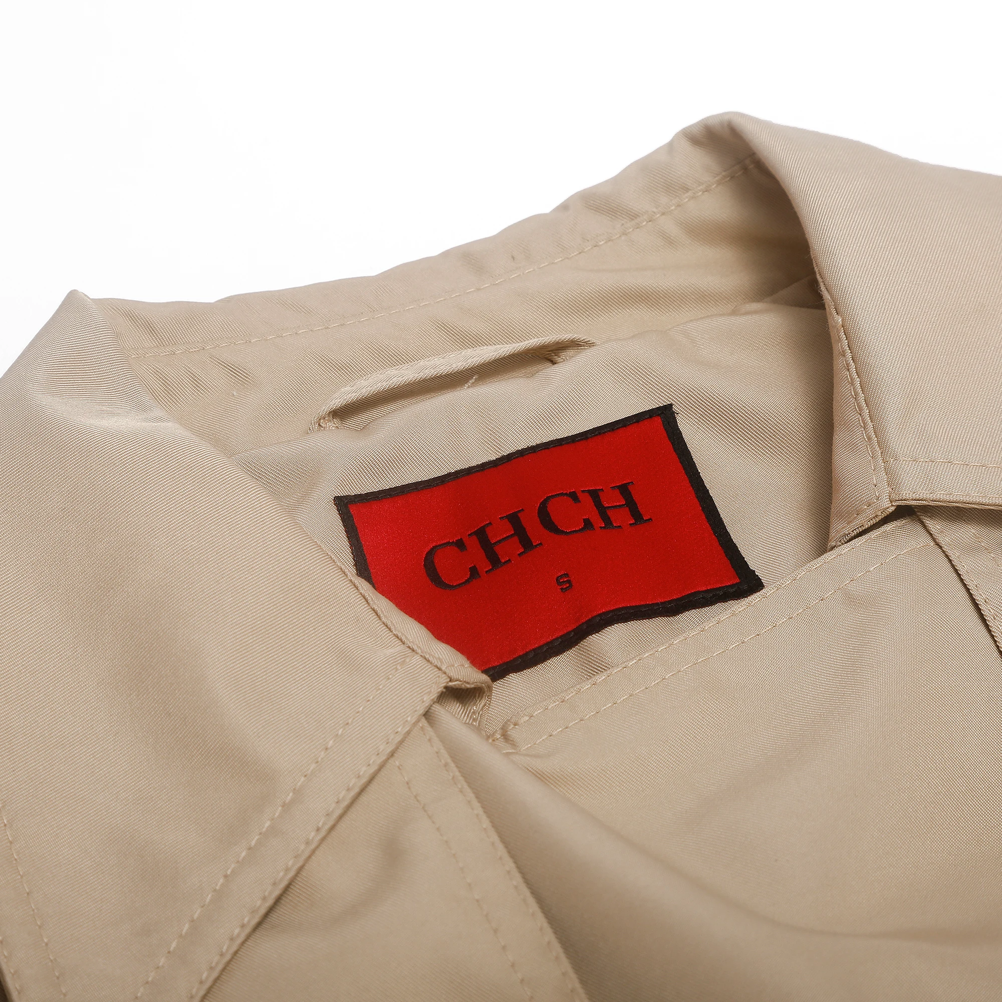 Женские плащи модный пояс однотонный двубортный плащ винтажная верхняя одежда с