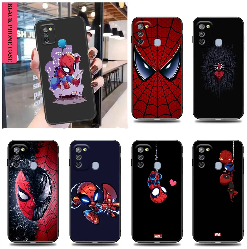 

Funfas Case for Tecno Infinix Note Hot 9 10 10i 10S 11 11S 8i S5 SPARK SMART 4 5 6 GO 7 8 Pro AIR Cases Anime Cartoon Spider-Man