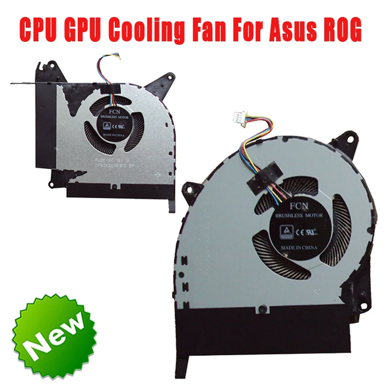 New DC12V CPU GPU Cooling Fan For Asus ROG Strix RTX SCAR II GL704GW FL2D FL2F DFSCK22115181C, DFSCK22105182D 2022