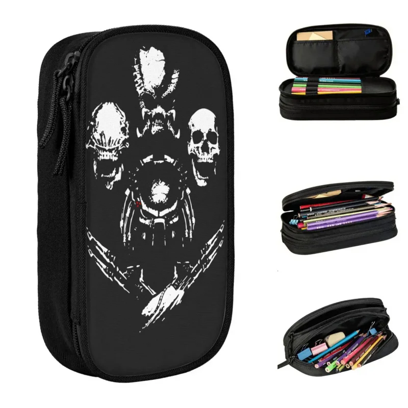 

Чехлы для карандашей с застежкой-молнией для охотников, пришельцев и хищников