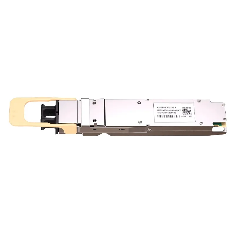 Фото Оптический трансивер 800G OSFP SR8 850 нм 60 м MTP/MPO-12 APC, многомодовый, совместимый с оборудованием №1