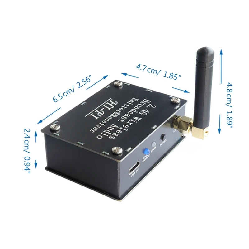 Wireless Transmitter Receiver with Type-c Port Small Piece Receiver Supports 2.4Ghz Technology with Antennas High Sound T3EB images - 6