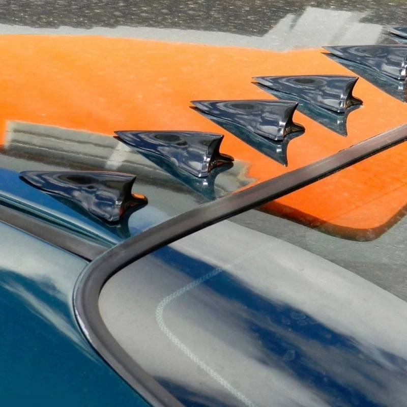 

10Pcs Rear Roof Spoiler Window Shade Guard Wing AOS