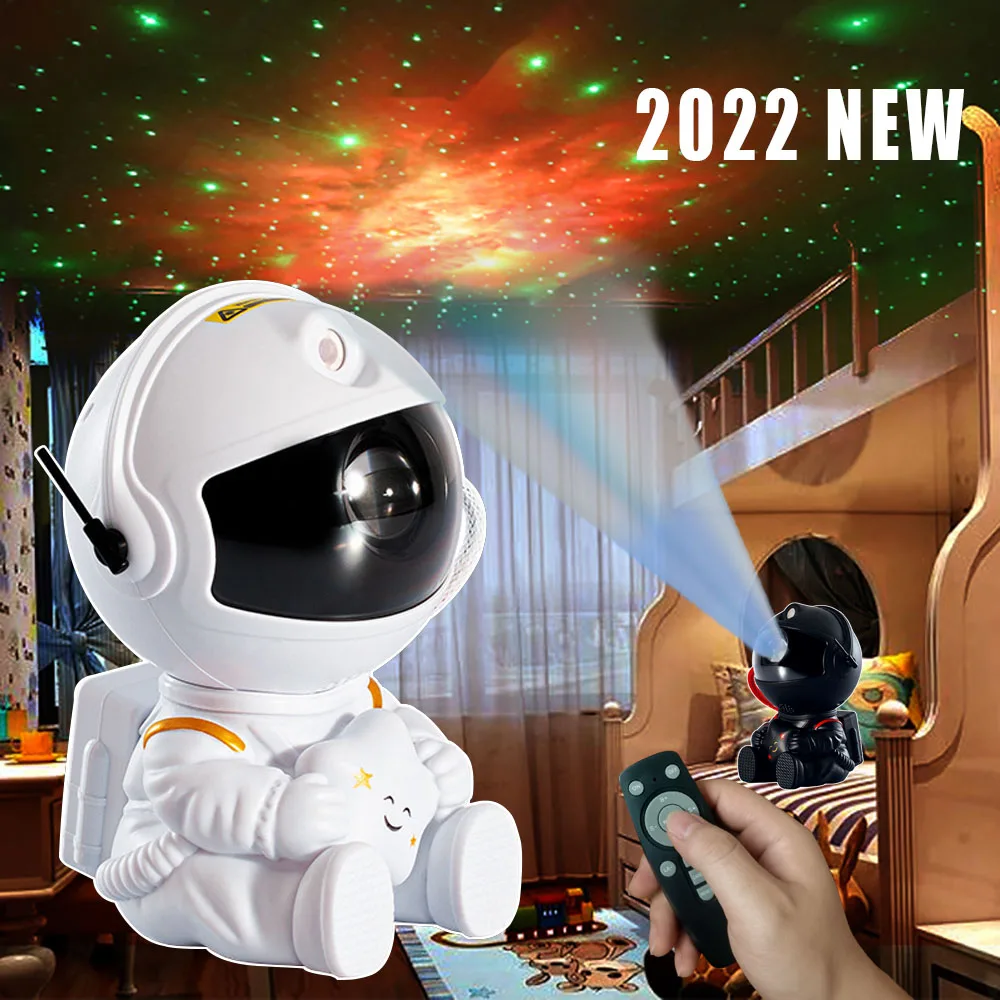 

New Astronaut Projection Light Star Galaxy LED Projector Night Light Ambient Lamp For Room Bedroom Decoration Holiday Party Gift