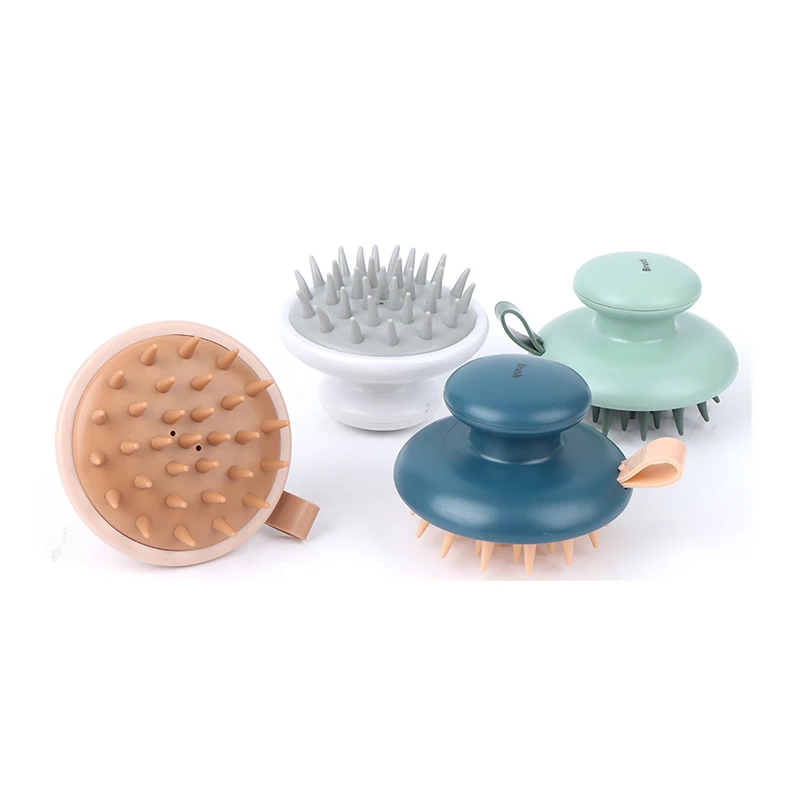 Handheld Massage Brush Head Body Scalp Comb Hair Cleaning Comb Head Massager