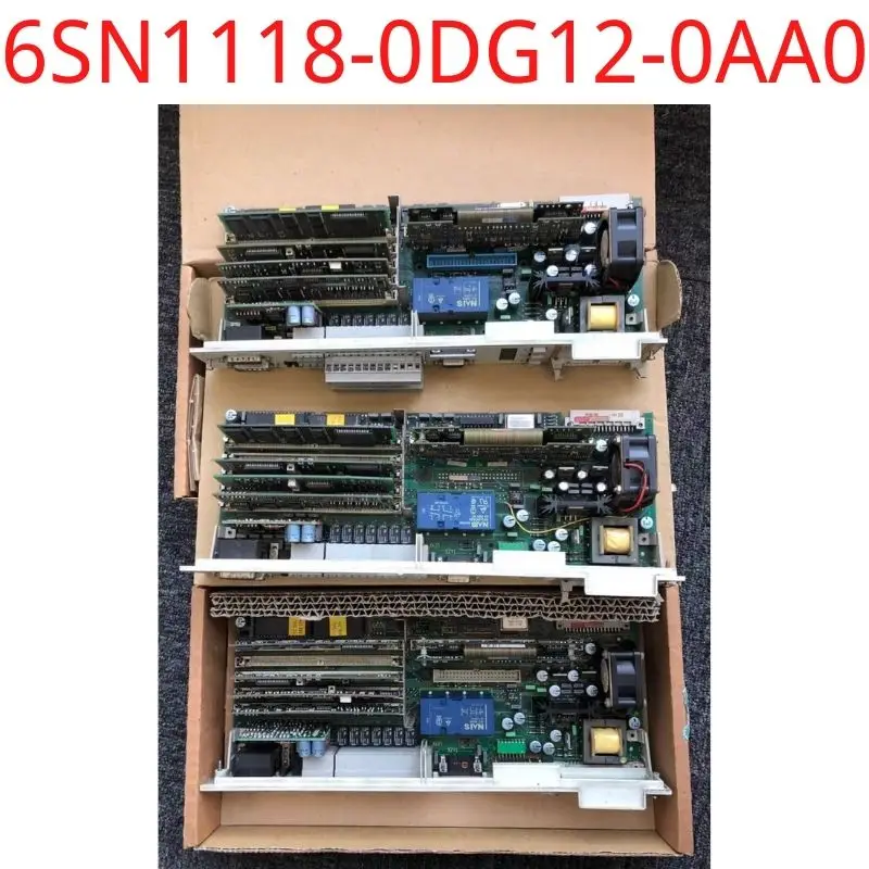 

used Siemens test ok real 6SN1118-0DG12-0AA0 SIMODRIVE 611-D Control Unit 1-axis for digital drive FS + RS, direct measuring sy