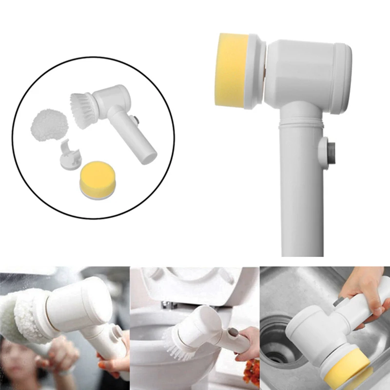 Handheld Electric Cleaning Brush Kitchen Accessories Multifunction Toilet Brush Powerful Sink Cleaning Bathroom Gadgets Tools