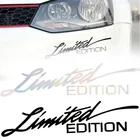 Наклейки на автомобиль, 16 х4 см, ограниченная серия, английская наклейка, креативные наклейки, украшение для кузова автомобиля, стеклянный стиль, светоотражающая лазерная наклейка