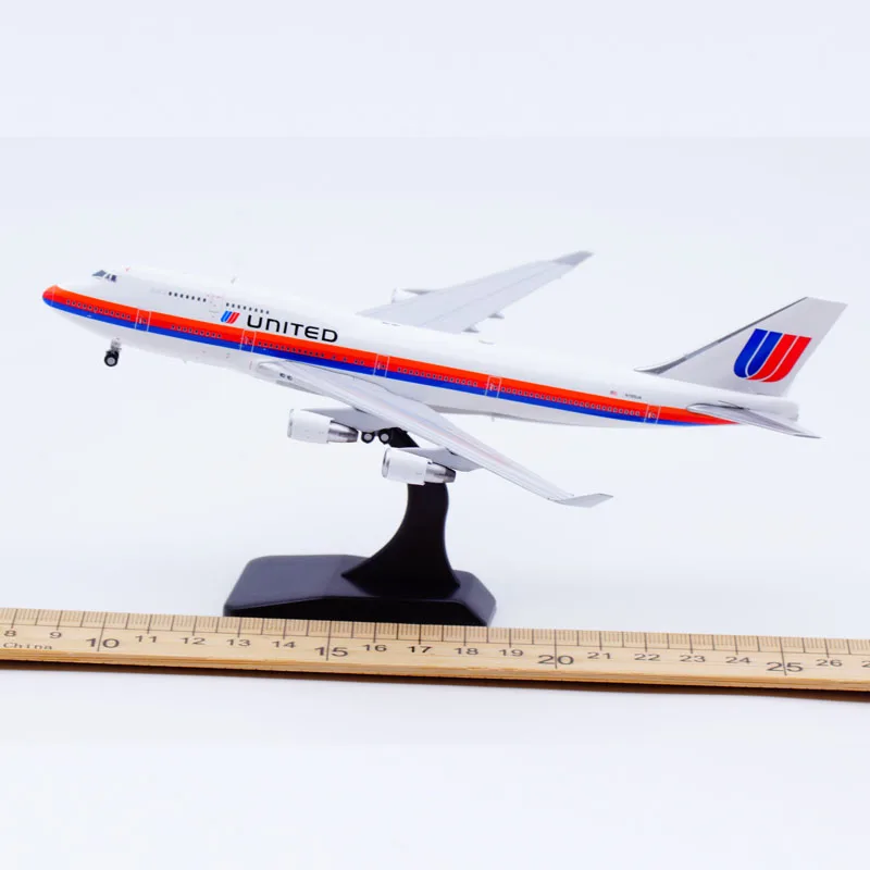 Коллекционный самолет из сплава XX40088 подарок фотосессия 1:400 United Airlines модель