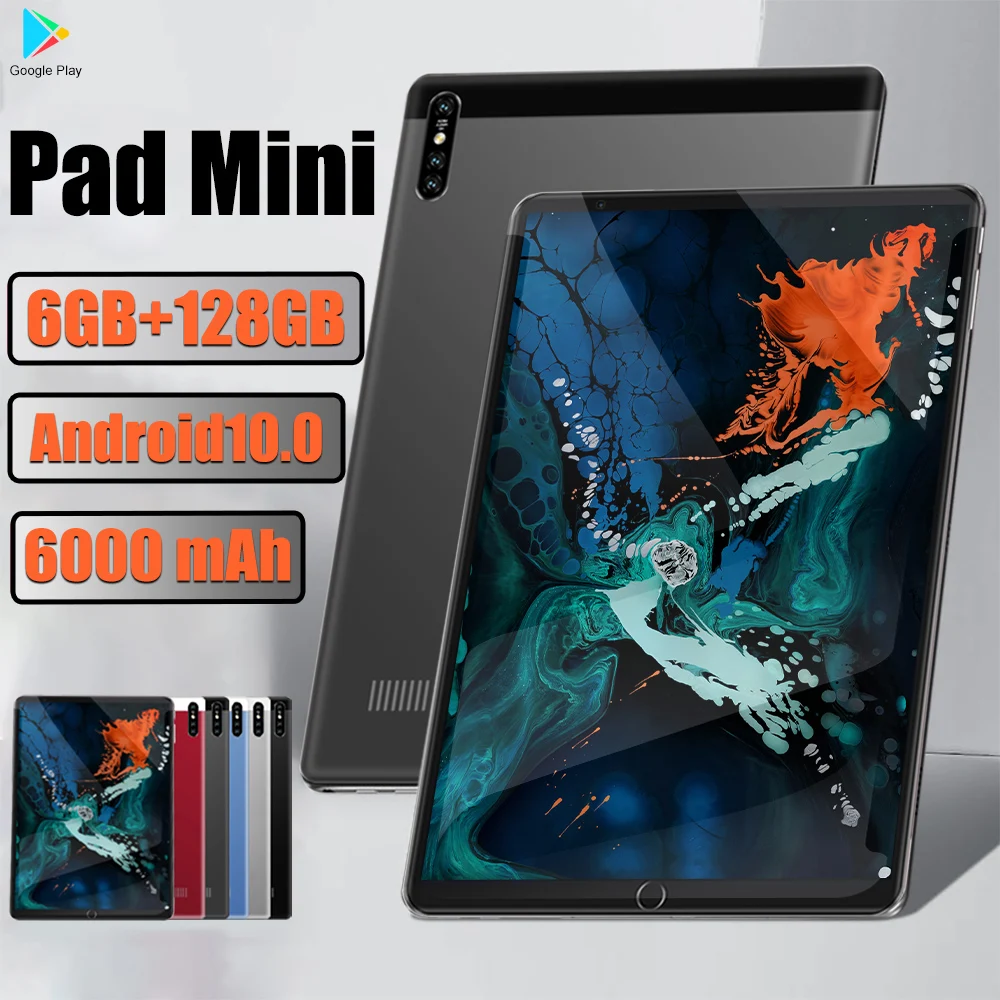 

Планшет mini на Android 10, экран 8 дюймов, 6 ГБ + 128 ГБ
