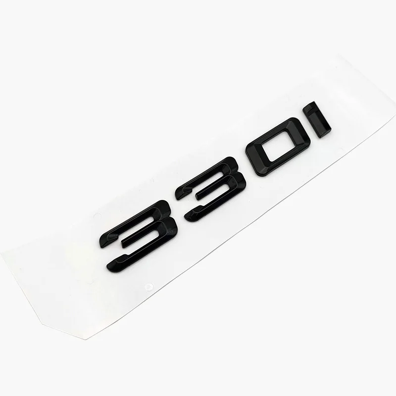 

3D ABS Хромированная Черная Наклейка С Логотипом Для BMW 330i 330d, Эмблема Багажника, Наклейка, Автомобильный Аксессуар