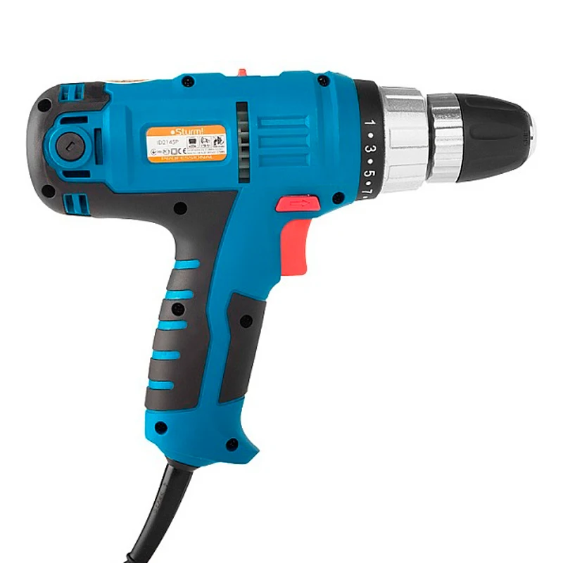 Дрель-шуруповерт электрический Sturm! ID2145P (Мощность 450 Вт 2 скорости число оборотов