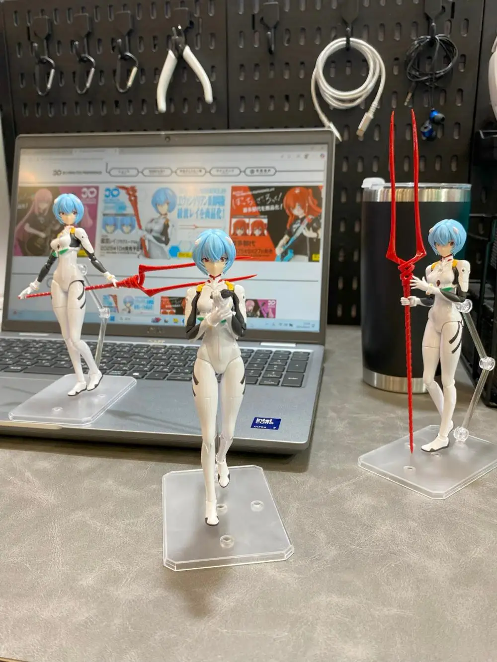 Фото В наличии Оригинальная фигурка Bandai Hobby NEON GENESIS EVANGELION EVA 30MP Аянами Рей (версия в костюме) — модель аниме-персонажа, игрушка №2
