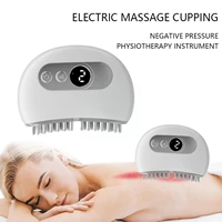 electric vibration massage brush hot compress facial pulse board face massager lifting comb anti ems age meridian y3t0