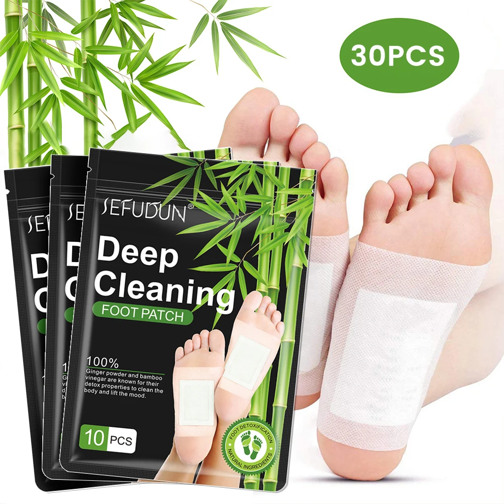 

30 шт., детоксикационные Пластыри для ног