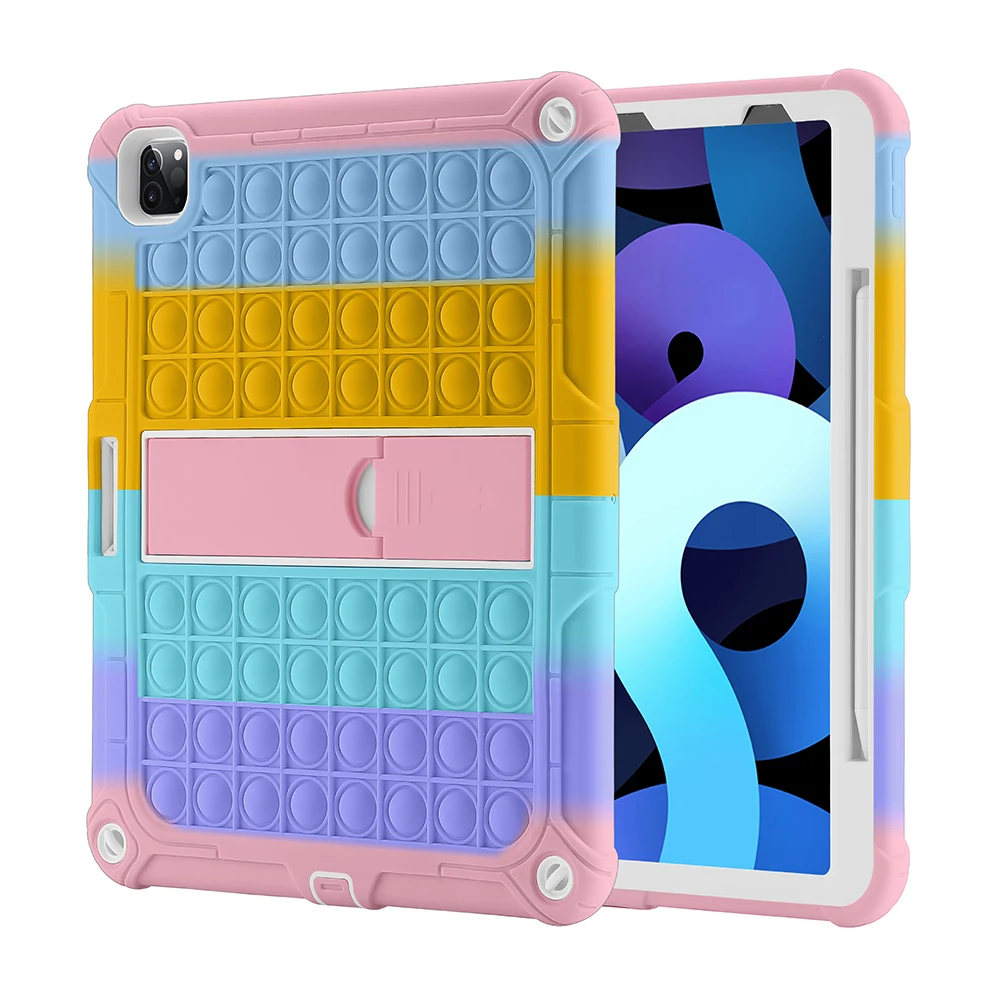 

Pop Push It Case for IPad Pro12.9 2021 2020 2018 Cover for IPad Air4 Air5 10.9 Non-toxic Soft Silicone Case for IPad Pro11 Funda