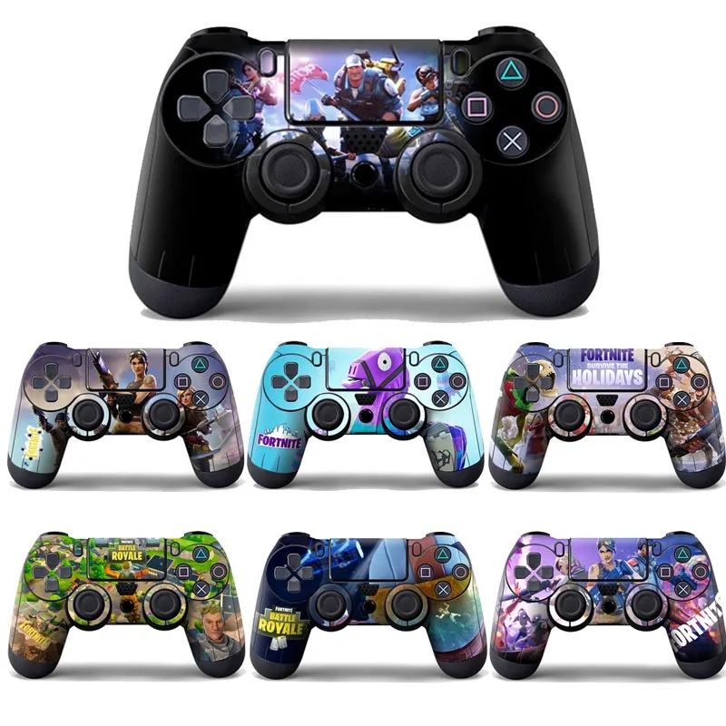 

FORTNITE Battle Royale Skin Stickers For SONY PlayStation 4 PS4 Controller Game Anti-slip Protection Decal for Console Joystick