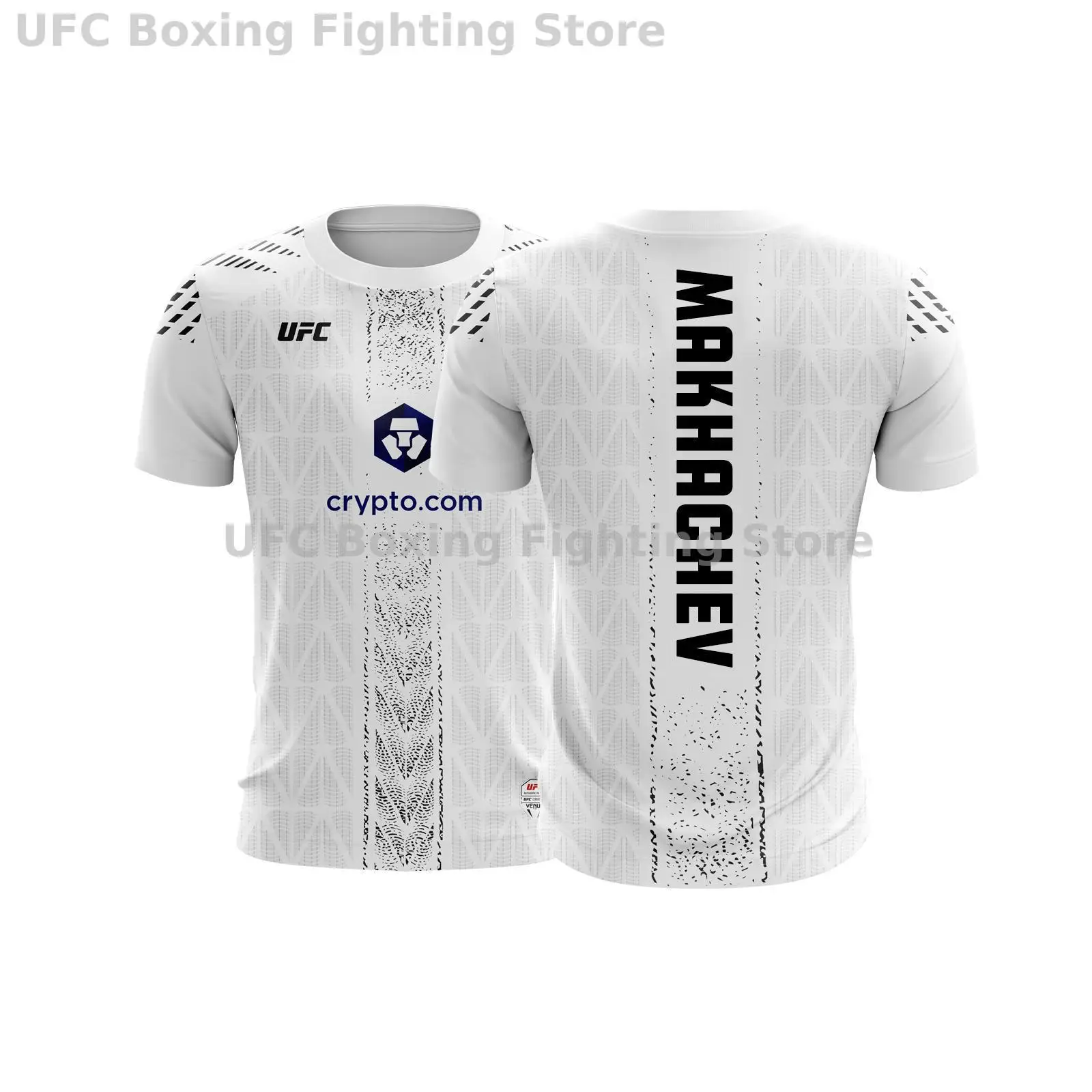 Новое поступление 2025 года, хит продаж Ufc Fighter, боксерский трикотаж, футболка с фанатом, экстремальный спортивный топ с круглым вырезом и коротким рукавом, повседневный модный топ (art.: 3920d366a9816) - 3920d366a9816