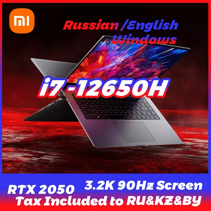 

Xiaomi RedmiBook Pro 15 2022 Laptop Intel Core i7-12650H RTX 2050 Discrete Graphics 16G RAM 512G SSD 3.2K 90Hz 15.6Inch Notebook
