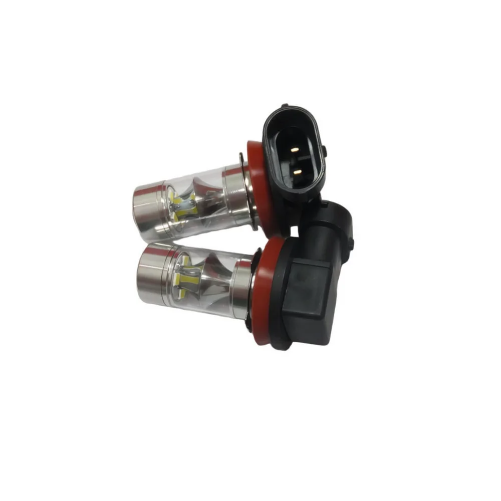 Фото Лампа-рефлектор July King, 2 шт., DC12V-24V, 60W, 1A, 6000K, 800-1000LM, H8 LED, противотуманная фара, фонарь заднего хода №1