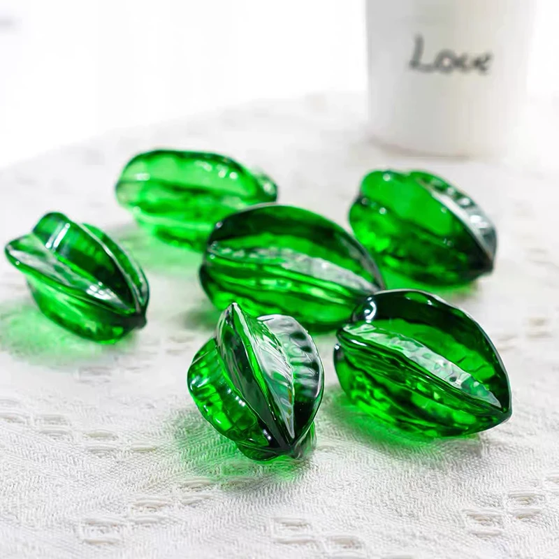 Горячая Распродажа домашнее настольное стекло зеленая желтая Хрустальная