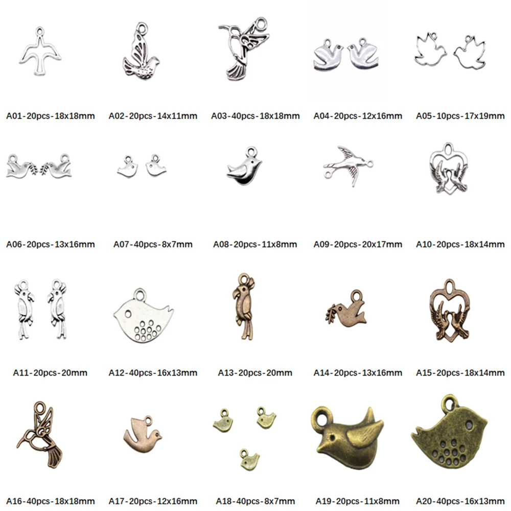 

Маленькая птица подвеска для изготовления ювелирных изделий Аксессуары Декор «сделай сам»