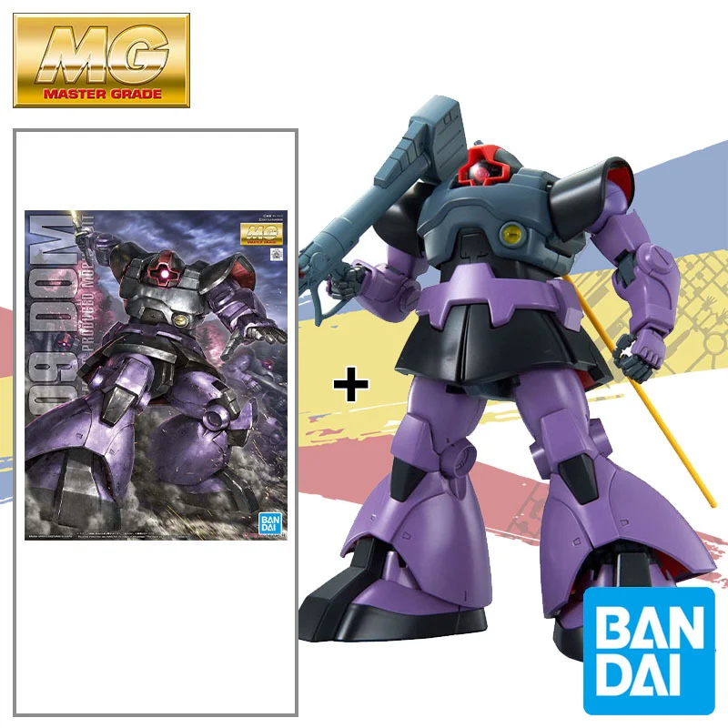

Original Bandai MG 1/100 0079 MOBILE SUIT GUNDAM MS-09R Rick Dom Assembly Model Collection Action Figure Toy