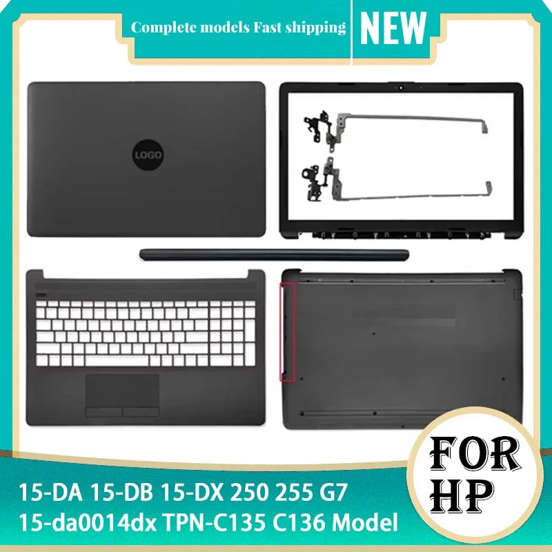 Новинка для ноутбука HP 15-DA 15-DB 15-DX 250 255 G7 15-da0014dx искусственная задняя крышка