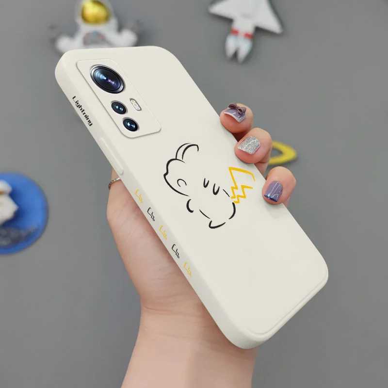 lightning baby phone case for xiaomi mi 12 11 ultra lite 10 10s 9 11t 10t 9t pro lite poco m4 f3 x3 m3 pro cover free global shipping