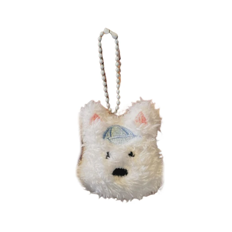 Kawaii West Highland Terrier Женская милая плюшевая мягкая набивная кукла сумка брелок