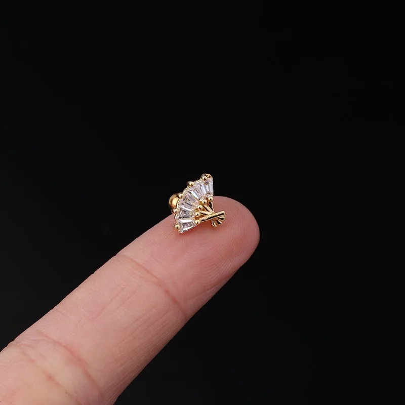 Женские серьги-гвоздики в виде змеи бабочки 20 г