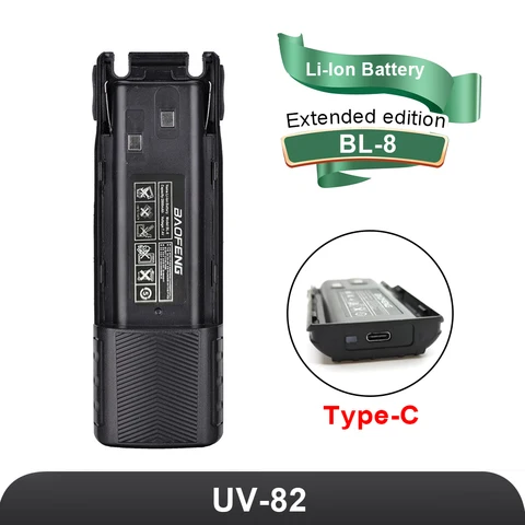 Baofeng BL - 8L заменяет литий - ионный аккумулятор типа 3800 мАч c для двухсторонних радиостанций UV - 82 UV - 82 GHp UV - 82 - 8W