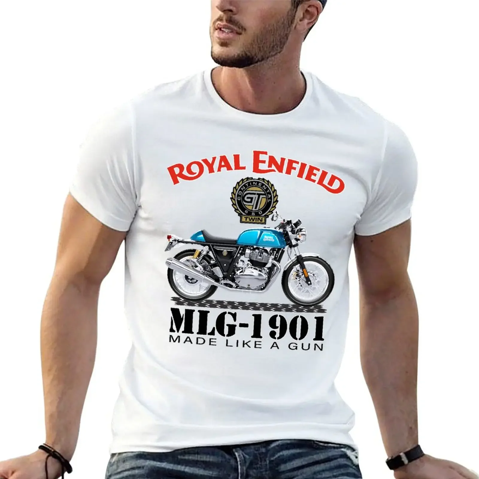 Винтажная футболка Royal You Need Enfield Continental Idol Gifts Fot хлопковые футболки с рисунком