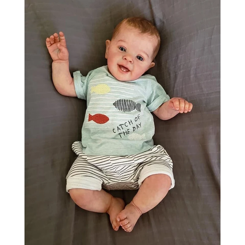 24-дюймовые уже окрашенные комплекты комплект куклы реборн Янник мягкие