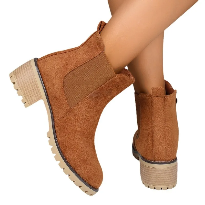 Женская обувь 2021 модные ботильоны на толстой подошве дизайнерские удобные