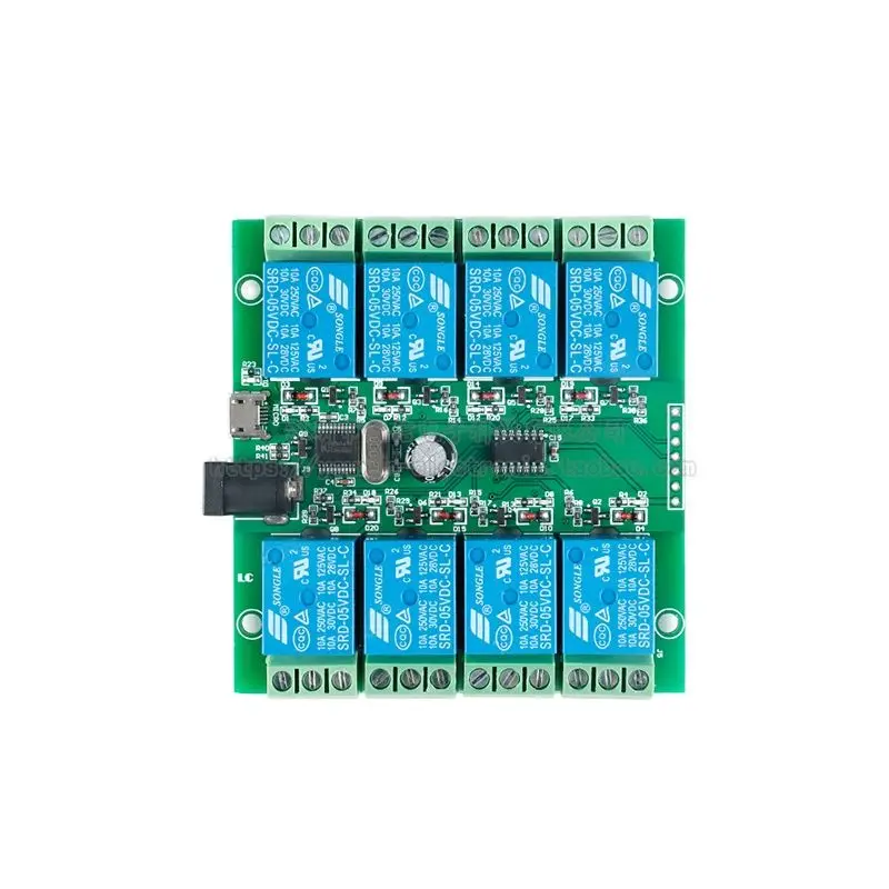

LCUS-8 8-Way Relay USB интеллектуальный модуль переключателя управления
